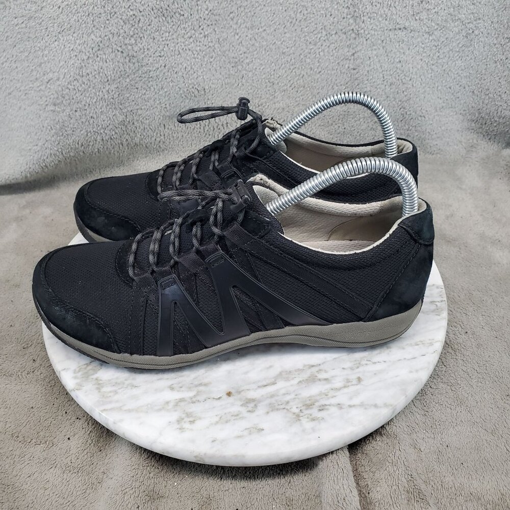 Dansko Shoes Womens EU 38 US 7.5-8 Black Mesh Henriette Sneakers